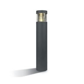 ONE Light LED Bollards Range - lampe de jardin - Ø 12 x 85 cm - 15W LED inclus - IP54 - anthracite