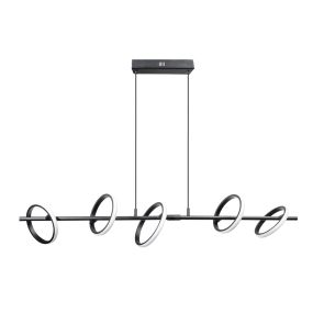 ETH Jaimy - suspension - 106 x 200 cm - LED 28W dimmable inclus - noir