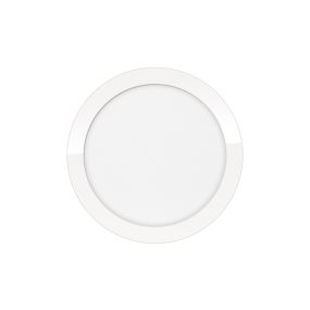 ETH Anne Round - plafonnier - Ø 26 x 2,7 cm - 3 niveaux de gradation - 15W LED inclus - IP44 - blanc
