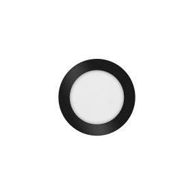 ETH Anne Round - plafonnier - Ø 17 x 2,7 cm - 3 niveaux de gradation - 10W LED inclus - IP44 - noir