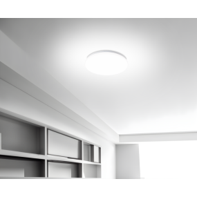 Century Italia Blanca Slim - applique et plafonnier - Ø 24,5 x 5,5 cm - 14W LED inclus - blanc