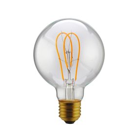 Daylight Italia LED – Ø 9,5 x 13,5 cm – E27 – 4,9W – 2200K – transparent