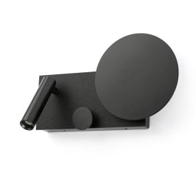 Faro Klee - applique murale - 27 x 3 x 16 cm - 10W+3W LED dimmable inclus - gris texturé