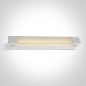 ONE Light Mirror Lights - lumière miroir - 37,5 x 8 x 4 cm - 14W LED inclus - IP44 - blanc