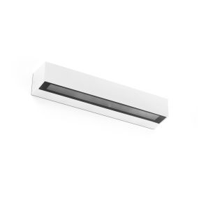 Faro Doro - applique murale - 38 x 7,5 x 5,8 cm - 20W LED inclus - IP65 - blanc mat