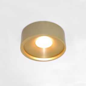 Artdelight Orlando - plafonnier - Ø 14 x 5 cm - 10W LED dimmable inclus - or