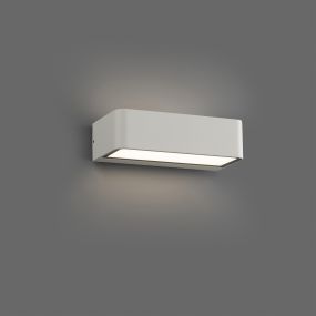 Faro Takua - applique murale - 20 x 10,3 x 5,5 cm - 10W LED inclus - IP65 - blanc mat
