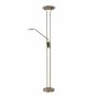 Lucide Champion LED - lampadaire - 180 cm - 20W LED à intensité variable incl. - bronze