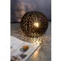 Lucide Paolo - lampe de table rond -  Ø 14 cm - noir