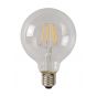 ampoule à filament LED à intensité variable - Ø 9,5 cm - E27 - 5W - 2700K - transparent