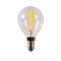 ampoule à filament LED à intensité variable - 7,7 cm - E14 - 4W - 2700K - transparent