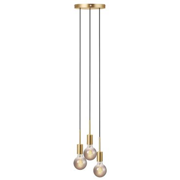 Nordlux Paco - lampe suspendue - Ø 22,6 x 217,3 cm - laiton