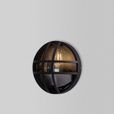 Nova Luce Amel - applique murale extérieure - Ø 17,5 x 10 cm - IP65 - anthracite foncé