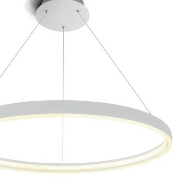 ONE Light LED Suspension Rings - lampe suspendue - Ø 70 x 154 cm - 19W LED inclus - blanc
