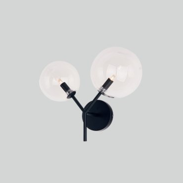 Maxlight Lollipop - applique murale - 35 x 11 x 30 cm - noir