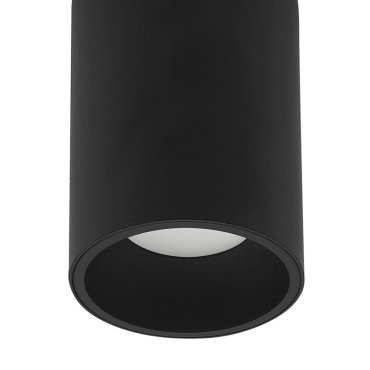 Nova Luce Ned - spot en saillie 1L - Ø 7 x 10 cm - noir sable