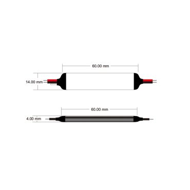 Roi Du Luminaire - contrôleur RF mini monocouleur - 6 x 1,4 x 0,4 cm - max. 75W