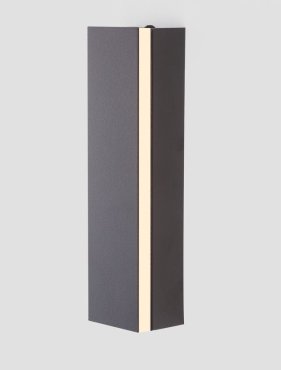 Nova Luce Colby - 5 x 4,2 x 20 cm - 12W LED inclus - noir sable