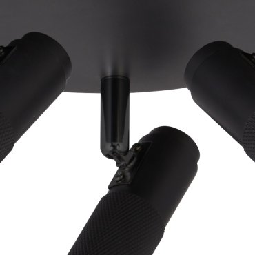 Searchlight Handlebar - spot en saillie 3L - Ø 34 x 15,5 cm - 7W LED inclus - noir