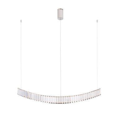 Maxlight Saphir - lampe suspendue - 100 x 17 x 180 cm - 13W LED inclus - chrome