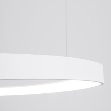 Nova Luce Esteva - lampe suspendue - Ø 65 x 150 cm - 48W LED dimmable inclus - blanc sable