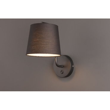 Maxlight Chicago - applique murale avec interrupteur - 20 x 29 x 32 cm - noir