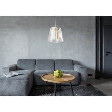 Maxlight Seda - lampe suspendue - Ø 31 x 146 cm - 8W LED inclus - or