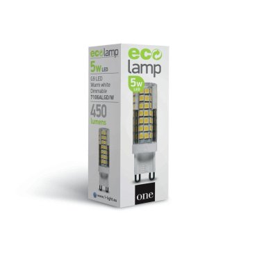 ONE Light Ampoule LED - Ø 1,6 x 6 cm - G9 - 5W dimmable - 3000K