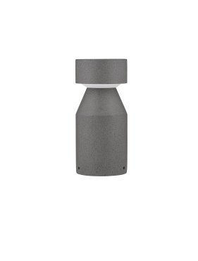 Nova Luce Lua - lampe de jardin - Ø 16 x 35,5 cm - 12W LED inclus - IP65 - noir