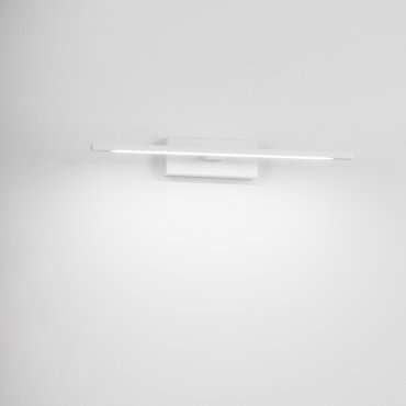 Nova Luce Mondrian - lampe miroir - 41,5 x 14 x 6 cm - 12W LED inclus - IP44 - blanc sable