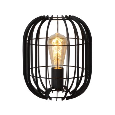 Lucide Reda - lampe à poser - Ø 22 x 26 cm - noir