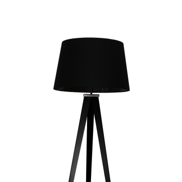 Artdelight Triad - lampadaire - 135 cm - noir