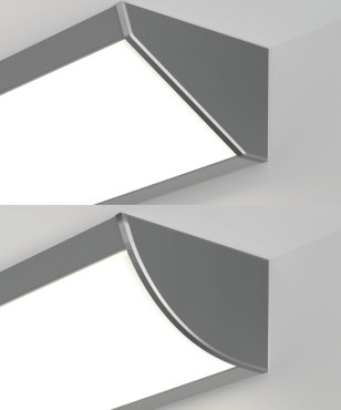 Klus Kopro-30 - profilé LED d’angle 30 degrés - 2,72 x 4,46 cm - argent anodisé
