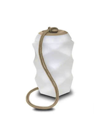 New Garden Bita - lampe rechargeable télécommandée - Ø 17,8 x 30 cm - inclus LED - IP65 - beige - RGB + couleur de lumière blanche