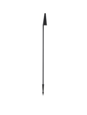 Nova Luce Mabel - lampe de jardin sur pique - Ø 7,8 x 150 x 7,8 cm - 9W LED inclus - IP54 - anthracite foncé