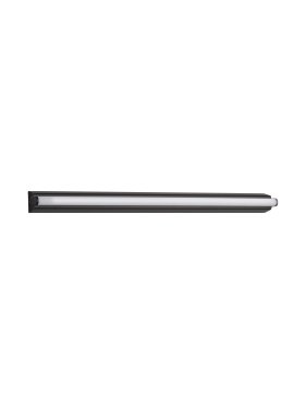 Nova Luce Endo - applique murale - 60 x 5,5 x 4,5 cm - 19W LED inclus - IP44 - noir sablé