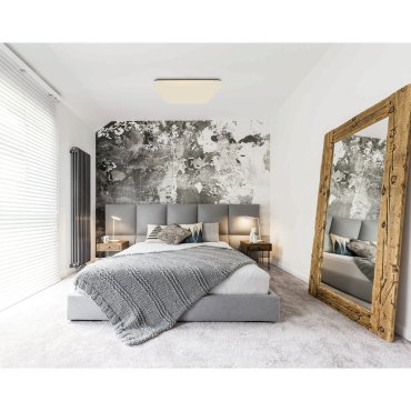 ONE Light LED Slim Line Plafo - plafonnier - 50 x 50 x 7,5 cm - 50W LED inclus - noir