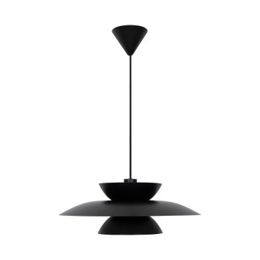 Nordlux Carmen - lampe suspendue - Ø 45 x 215 cm - noir