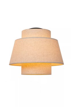 Lucide Tribute - plafonnier - Ø 40 x 26 cm - beige
