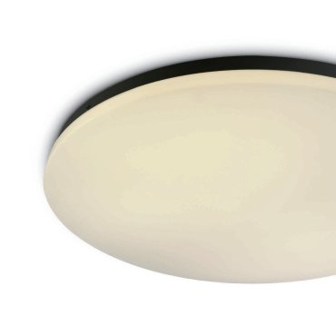 ONE Light LED Slim Line Plafo - plafonnier - Ø 55 x 7,5 cm - 55W LED inclus - noir
