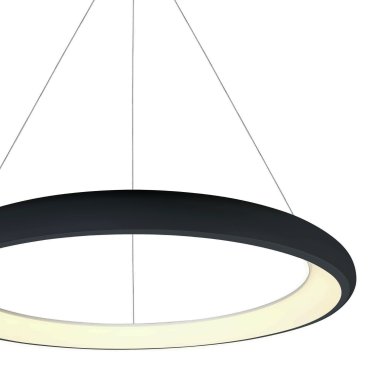 ONE Light LED Suspension Rings - lampe suspendue - Ø 61 x 120 cm - 50W LED inclus - noir