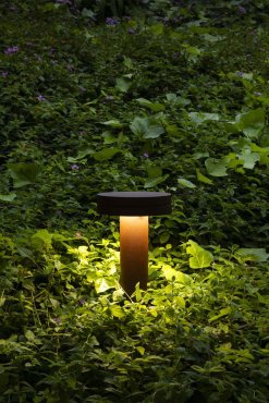 Faro Espot - lampe de jardin - Ø 16 x 35 cm - 9W LED inclus - IP65 - brun rouillé