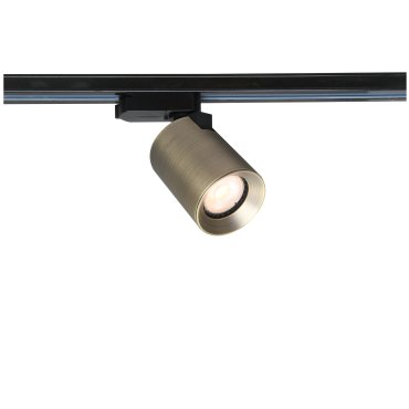 Artdelight Megano - spot sur rail pour rail monophasé - Ø 7 x 13 cm - bronze antique