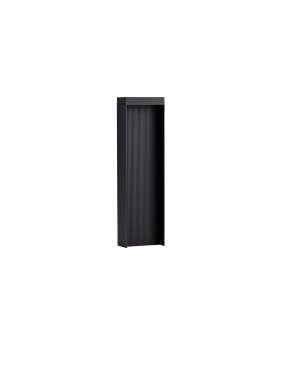 Nova Luce Alley - lampe de jardin - 14 x 50 x 8 cm - 8W LED inclus - IP65 - anthracite foncé