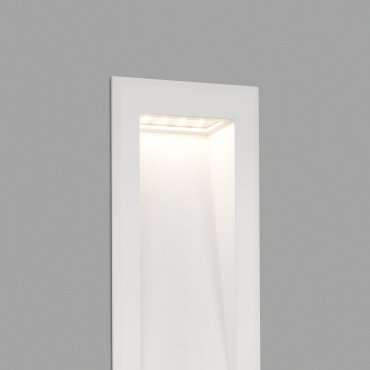 Faro Soun - applique encastrée - 10,5 x 7,3 x 23,9 cm - 5W LED inclus - IP65 - blanc givré