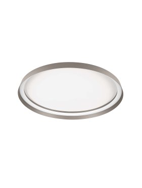 Nova Luce Ormi - plafonnier - Ø 60 x 7 cm - 48W dimmable LED inclus - brun champagne