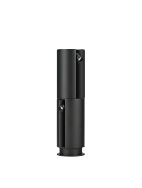 Nova Luce Taglio - lampe de jardin - Ø 12 x 45 cm - 5W LED inclus - IP65 - noir sablé