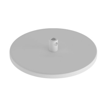 Creative Cables Flush - rosace de plafond - Ø 12,6 x 0,7 cm - blanc