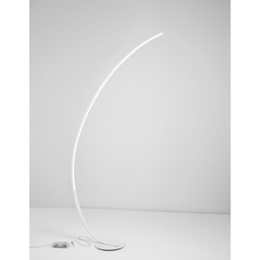 Nova Luce Premium - lampadaire - 94 x 26 x 172 cm - 30W LED dimmable inclus - blanc sable