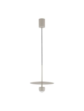 Nova Luce Edem - lampe suspendue - Ø 30 x 217 cm - 8W LED inclus - beige